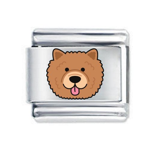 Colorev  Italian Charm Atika Dog - Compatable with all 9mm Italian Style Charm Bracelets