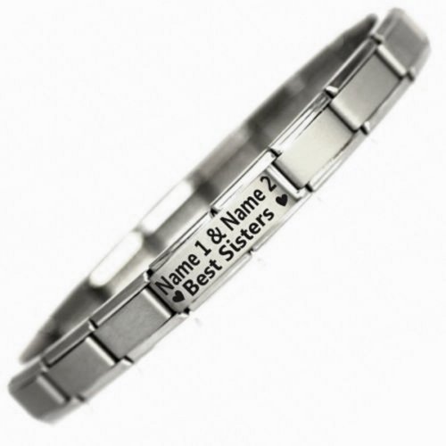 Personalised Best Sisters  Bracelet