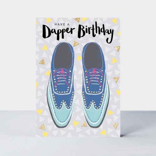 Birthday Card - Male - Dapper Shoes - Admiral