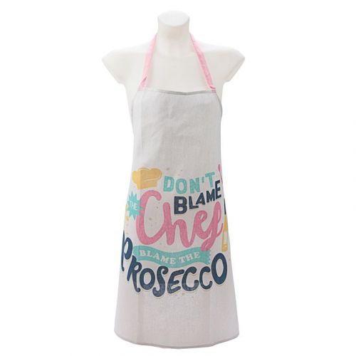 Prosecco Slogan Novelty Apron - Poly Cotton