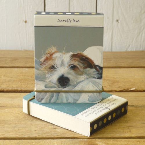 Scruffy Love Wire Haired Jack Russell Flip Notebook - The Little Dog