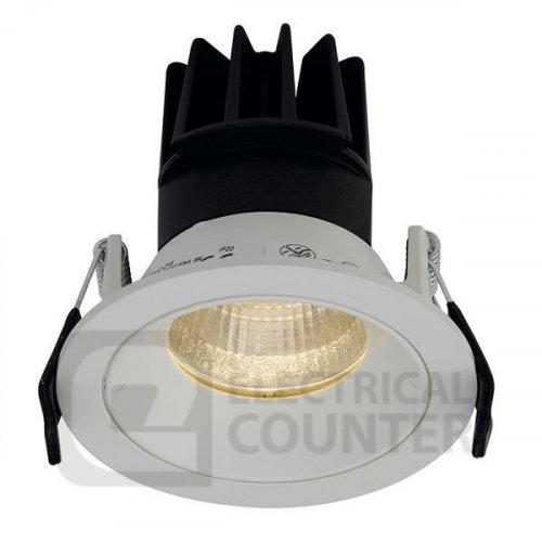Unity 80 LED Downlight - Digital Dimming Warm White 15W White