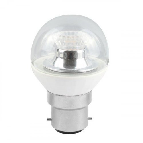 Bell 4w 45mmDimmable LED Round Ball BC Clear 2700k (05187)