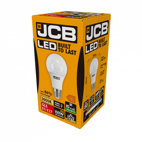 JCB LED GLS E27/ES 14W Warm White (S10994)