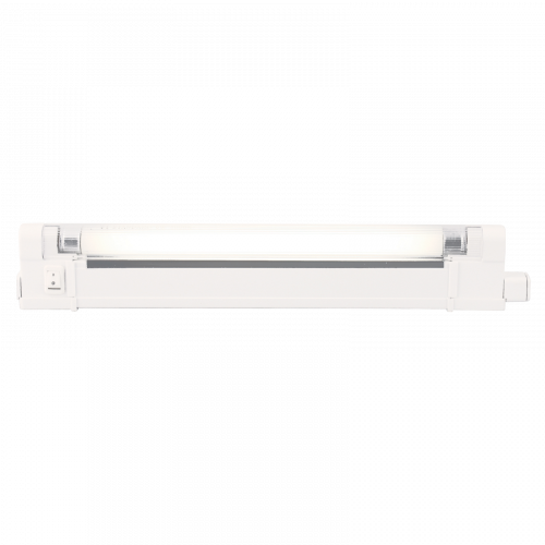 Knightsbridge IP20 10W T4 Fluorescent Fitting with Tube, Switch and Diffuser 4000K - (T410)