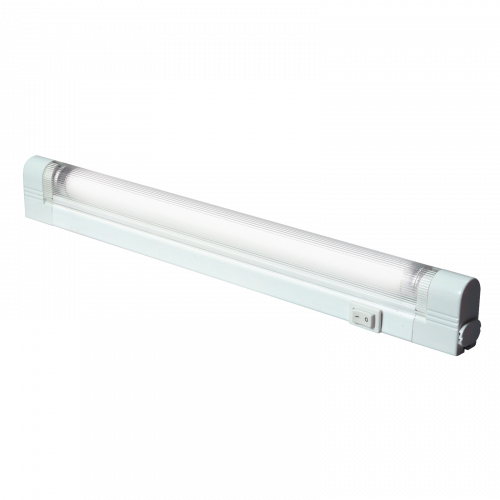 Knightsbridge IP20 T5/G5 14W Slimline Linkable Fluorescent Fitting with Tube, Switch and Diffuser 3500K (T514)