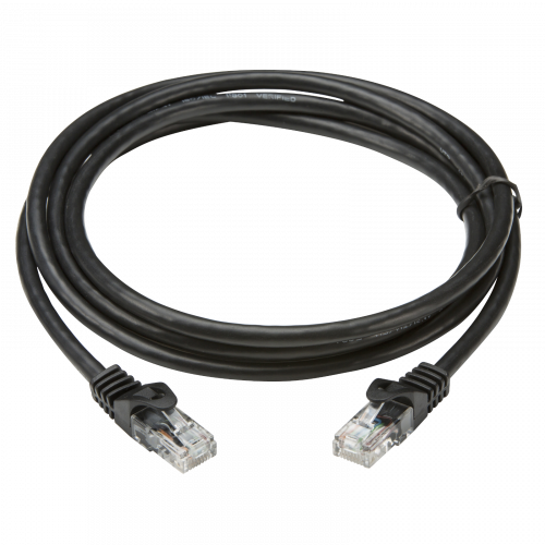 Knightsbridge 1m UTP CAT6 Networking Cable - Black - (NETC61M)
