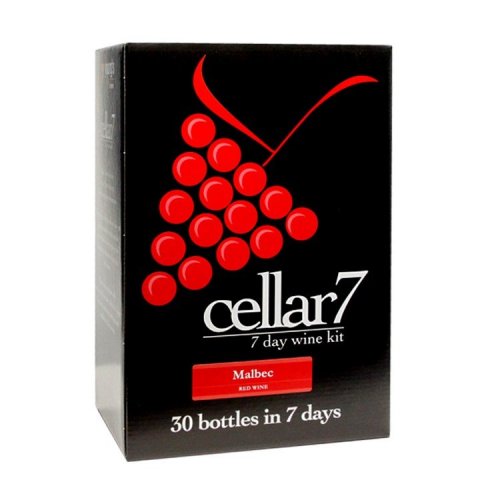 Cellar 7 Malbec Wine Making Kit - 30 Bottles