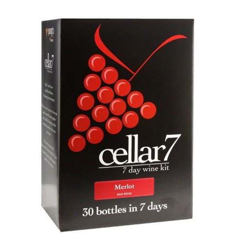 Cellar 7 Merlot Wine Making Kit - 30 Bottles
