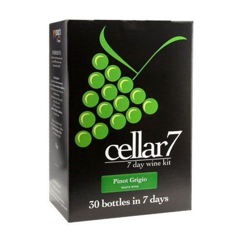 Cellar 7 Pinot Grigio White Wine Kit - 30 Bottles