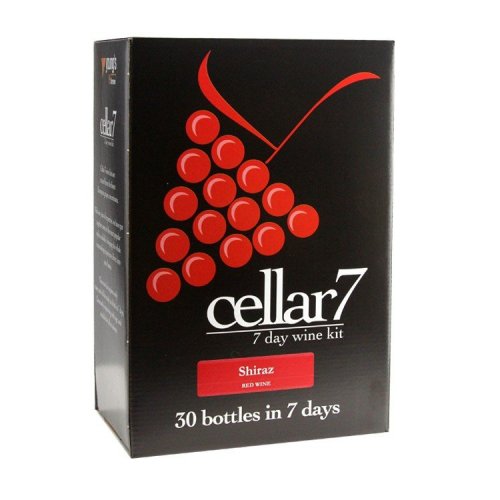Cellar 7 Shiraz Wine Making Kit - 30 Bottles