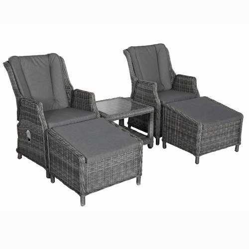 Paris 2 Seater High Back Recliner Comfort Set