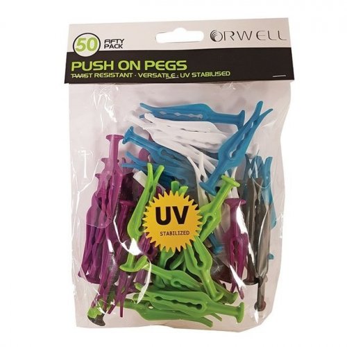 Orwell Dolly Push on Pegs 50pk