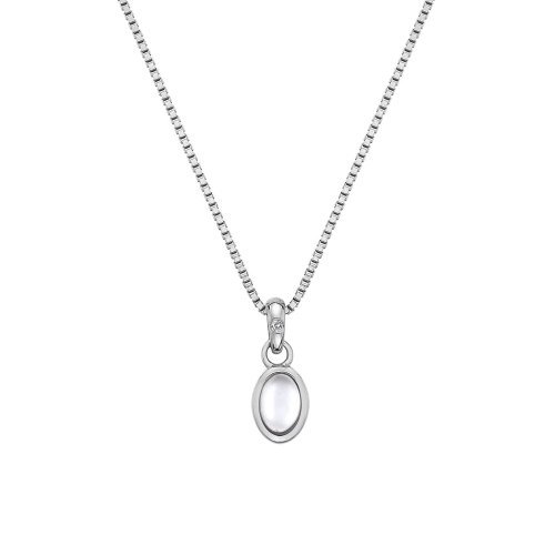 Hot Diamonds Silver Diamond set Moonstone Pendant - June