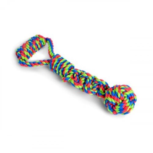 Petface Toyz Rope Ball Tugger