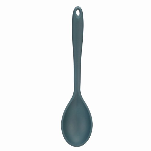 Fusion Twist Silicone Solid Spoon Grey