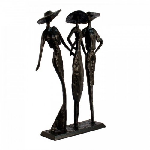 Elur Iron Figurine Ladies At The Races 27cm