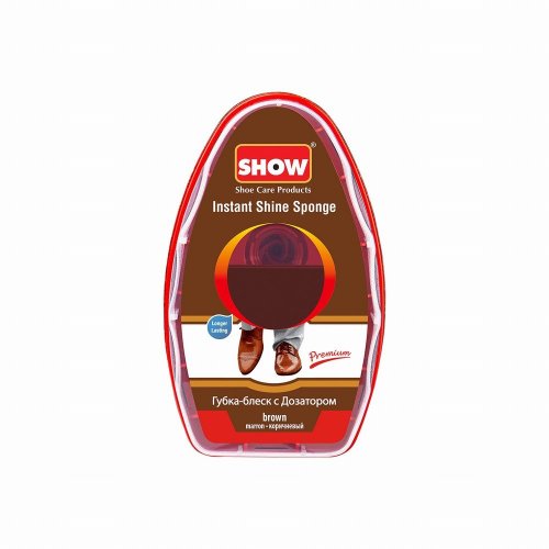 Shoe-String Instant Shine Sponge Express - Reservoir Brown