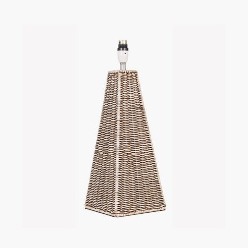 Pacific Lifestyle Seacomb Rattan Pyramid Table Lamp (Base Only)