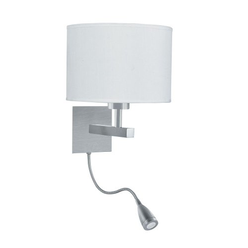 Searchlight Hotel Wall Light Dual Arm Ss- LED Flexi Arm