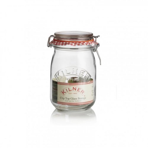 Kilner Clip Top Round Jar 1lt
