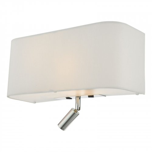 Ronda 3 Light Wall Light Ivory With LED Reading Light