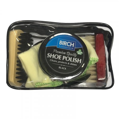 Birch PU Shoe Shine Kit