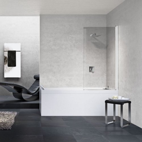 Novellini Young Plus 1V Hinged Bath Screen