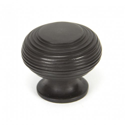 Aged Bronze Beehive Cabinet Knob 40mm