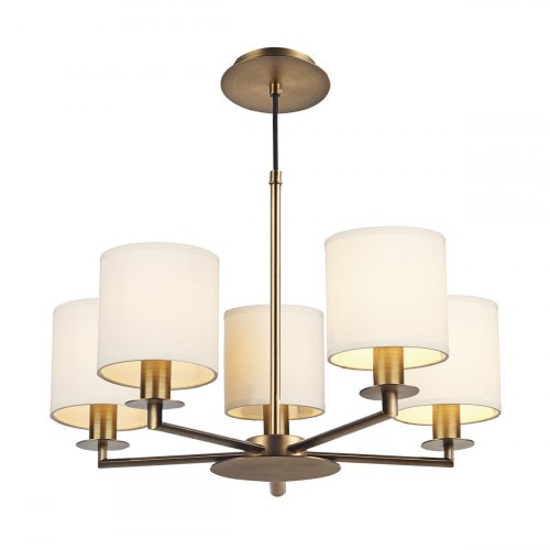 Dar Tyler 5 Light Pendant Dual Mount Bronze - Fitting Only