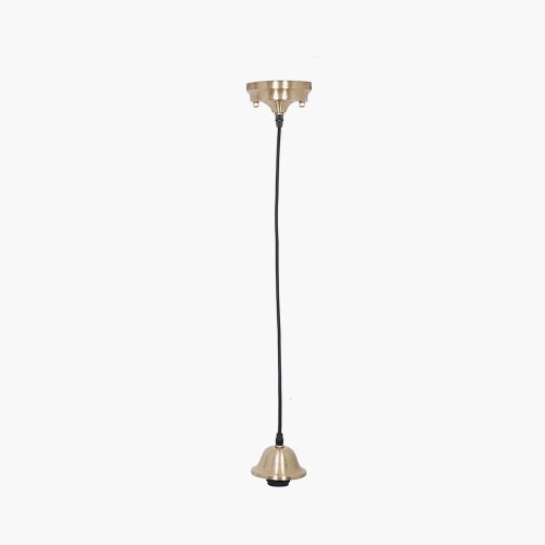Pacific Lifestyle Champagne Retro Electrified Ceiling Fitting