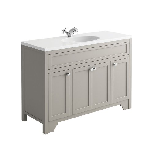 Harrogate Duchy Dovetail Grey 1200mm Vanity Unit & Basin