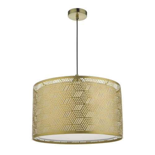 Dar Tino Easy Fit Pendant Shade Gold