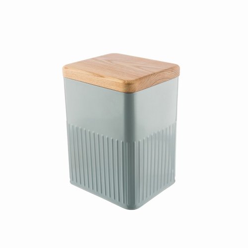 The Bakehouse & Co Large Rectangular Storage Canister - Grey