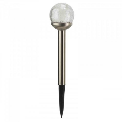 Smart Solar Crackle Globe Stake Light 5 Pack