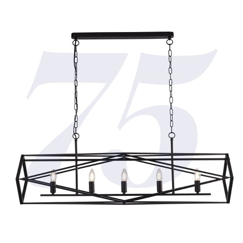 Searchlight Chassis 5Lt Black Pendant