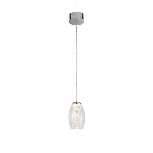 Searchlight Cyclone Pendant With Clear Glass