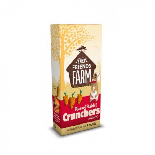 Tiny Friends Farm Russel Rabbit Crunchers with Carrot 120g