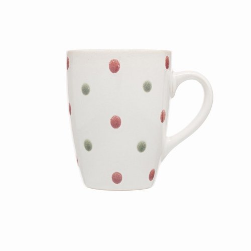 Siip Reactive Glaze Spot Mug Green & Red