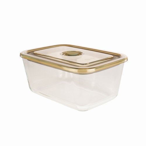 &Again Glass Rectangular Storage Container