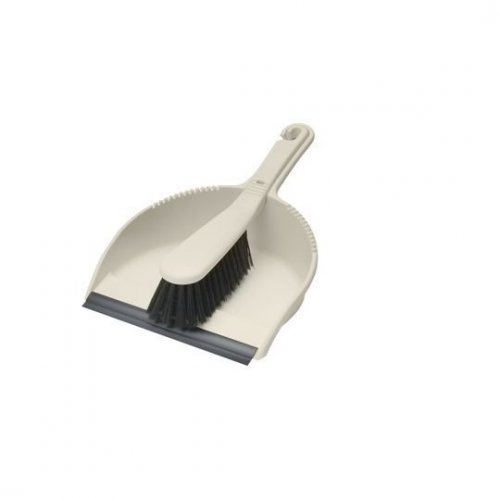 Addis Stiff Dustpan Set - Linen