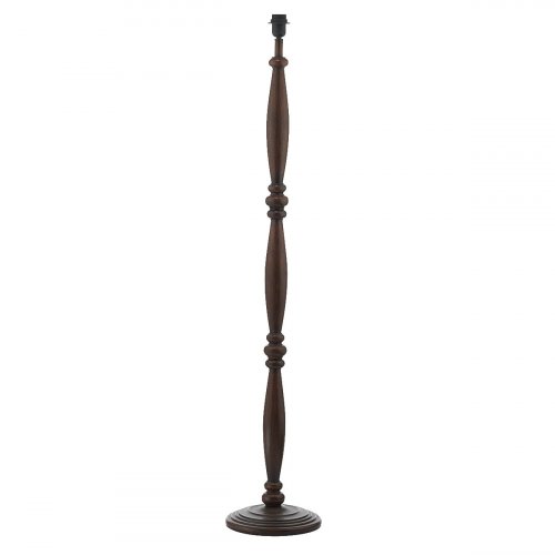 Dar Hayward Floor Lamp Dark Wood - (Base Only)