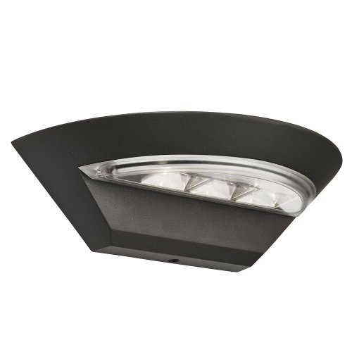 Searchlight LED Outdoor Semi-Circle Wall Bracket Dark Grey