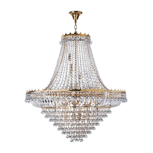 Searchlight Versailles- 19 Light (Dia 102cm) Clear Crystal Chandelier Gold Frame