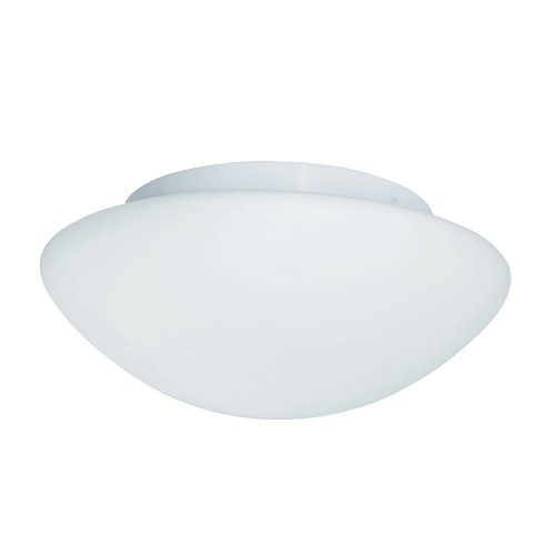 Searchlight Tokyo Bathroom Flush White Glass 35cm Dia
