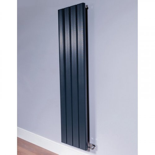 DQ Heating Moto 1800 x 595mm Vertical Anthracite Radiator