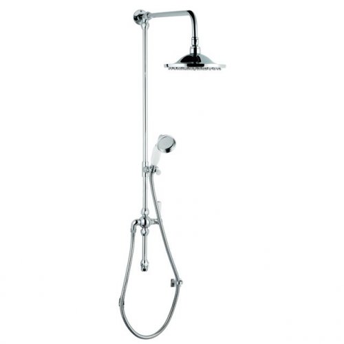 Bayswater Chrome Grand Rigid Riser Kit with Handset