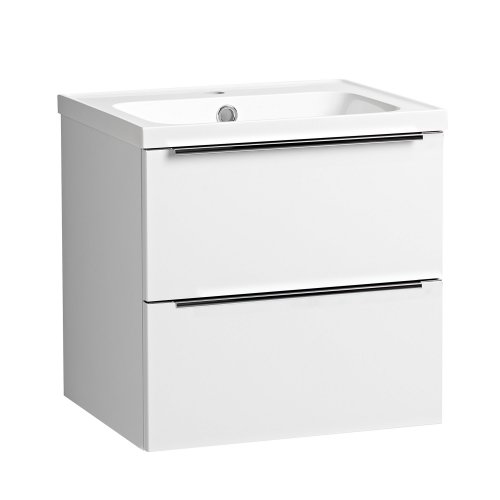 Tavistock Cadence Gloss White 500mm Wall Mounted Unit & Basin