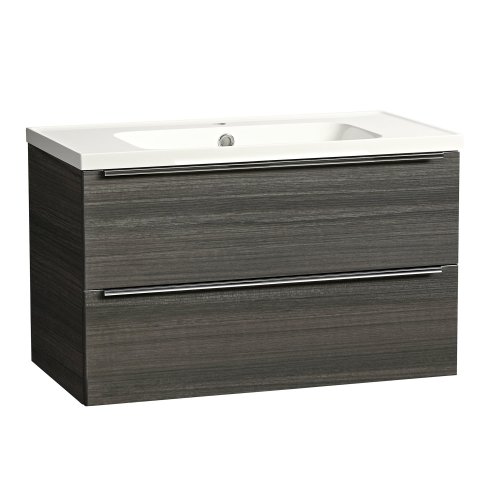 Tavistock Cadence 800mm Wall Mounted Vanity Unit - Tundra Wood