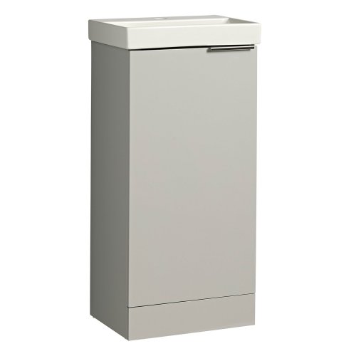 Tavistock Cadence 400mm Cloakroom Vanity Unit - Gloss Light Grey